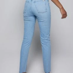 Nobody Denim Fashion Frankie Intention Ankle Stretching Sky Blue Jean