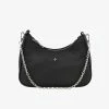 Peta + Jain Paloma Black Nylon Silver Hardware Crossbody Bag Accessories