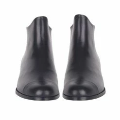 Beau Coops Accessories Beau5 Parma Black Leather Natural Sole Ankle Boot