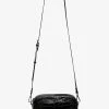 Status Anxiety Accessories Plunder Black Croc Cross Body Bag