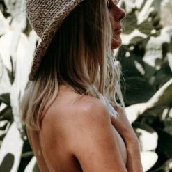 Hobo+Hatch Hand Woven In Nepal Natural Polly Sun Hat Accessories
