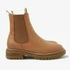 Walnut Oak Tan Chunky Leather Boot