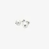 Stolen Accessories Purity Stud Pearl Earrings Silver