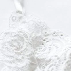 Queen Of The Foxes Strappy White Lace Bralette Tops & Tees