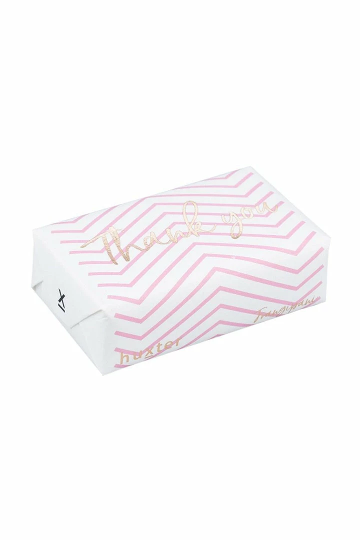 Huxter Thank You Pink Chevron Stripe Soap Gifts For Her