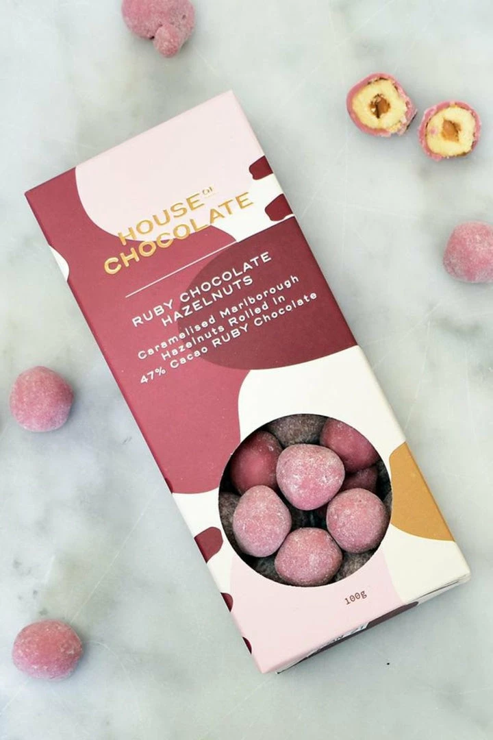 House Of Chocolate Dragees - Ruby Hazelnuts Eat & Drink