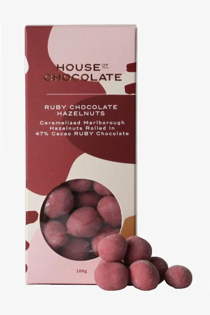 House Of Chocolate Dragees - Ruby Hazelnuts Eat & Drink