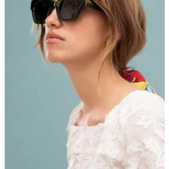 Isle Of Eden Accessories Rae Green Sunglasses