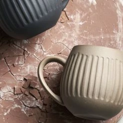 Robert Gordon Table & Kitchen Tribe Ribbed Light Clay Mug