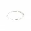 Pilgrim Accessories Ronja Rectangular Chain Link Silver Bracelet