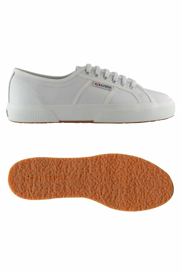 Superga 2750 Cotu Leather White Sneaker