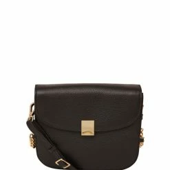 Saben Blaise Black Leather Crossbody Bag