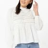 Seeking Lola Desire White Lace Front LS Top Fashion