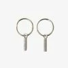 Sophie Sparkle Bar Sleeper Silver Earrings Accessories