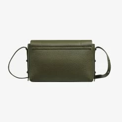 Status Anxiety Accessories Succumb Shoulder Bag Khaki Fold Over Side Studs