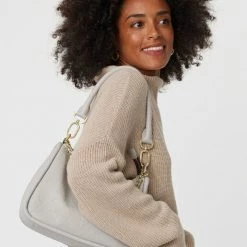 Saben Accessories Odette Glacier Shoulder Bag With Gold Chain Detail