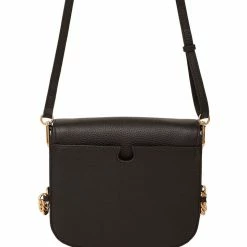 Saben Blaise Black Leather Crossbody Bag