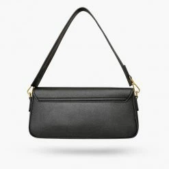 Rey Accessories Save The Date Black Baguette Bag