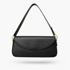 Rey Accessories Save The Date Black Baguette Bag