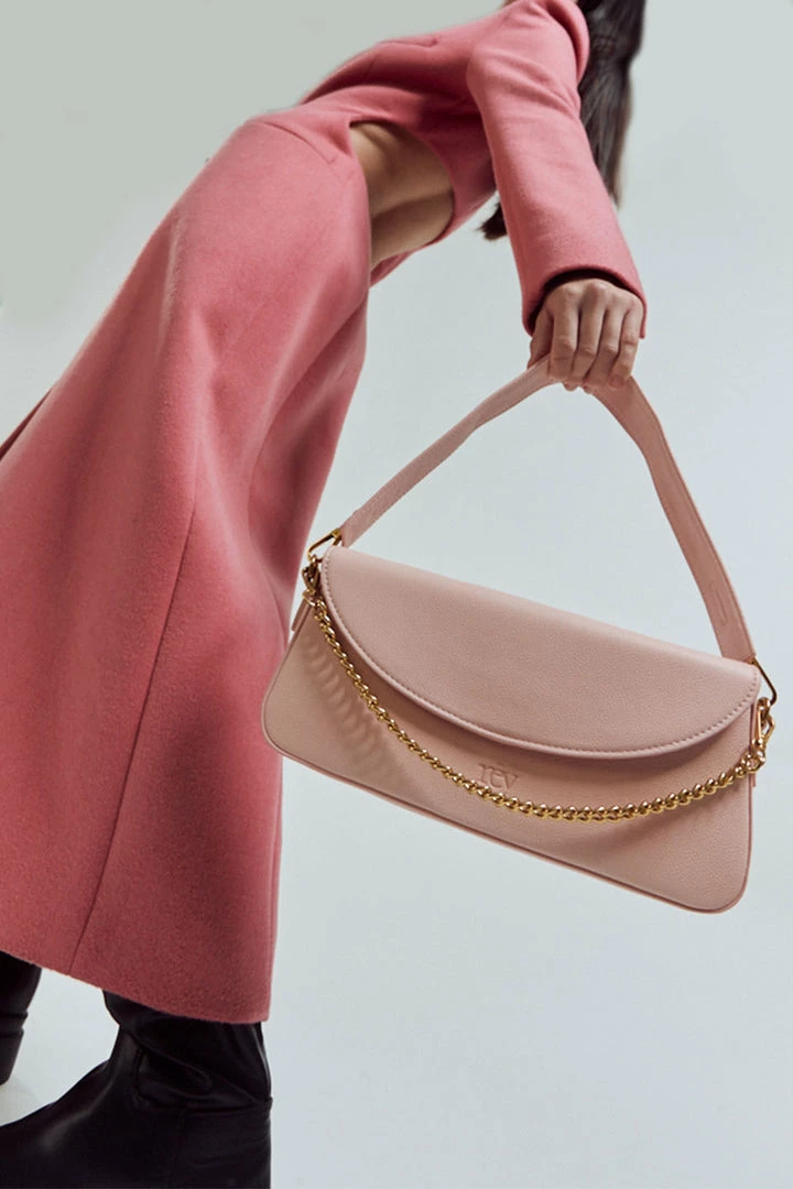 Rey Accessories Save The Date Marshmellow Baguette Bag