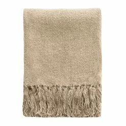 Mulberi Serenade Sandcastle 125x150cm Throw Cushion, Throws & Linen