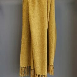 Mulberi Serenade Turmeric 125x150cm Throw Cushion, Throws & Linen