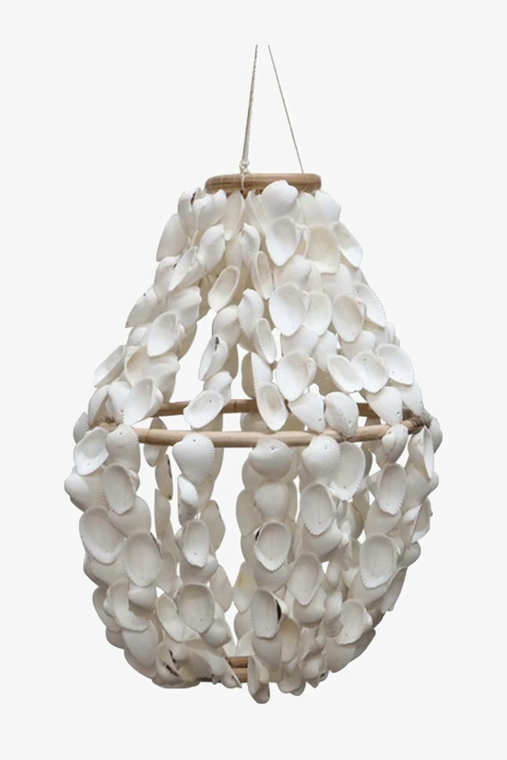 Le Forge Shell White Chandelier 45cm