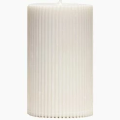 Master + Jack Living & Decor Silo White Candle Unscented H9cm X W7cm