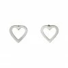 Pilgrim Accessories Sophia Open Heart Stud Earring