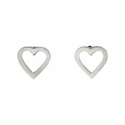 Pilgrim Accessories Sophia Open Heart Stud Earring