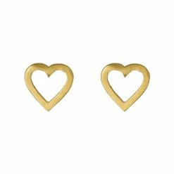 Pilgrim Accessories Sophia Open Heart Stud Earring