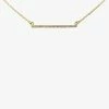 Sophie Sparkle Bar Necklace Gold