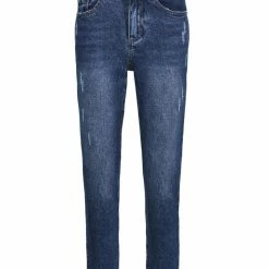 Among The Brave Fashion Stella Mid Blue Slim Leg Denim Jean