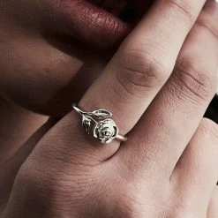 Stolen Girlfriends Club Stem Rose Ring