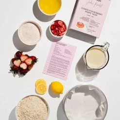 The Caker Eat & Drink Lemon, Strawberry & Poppy Seed Cake Mix