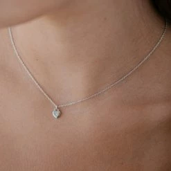 Sophie Sweetheart Necklace Silver