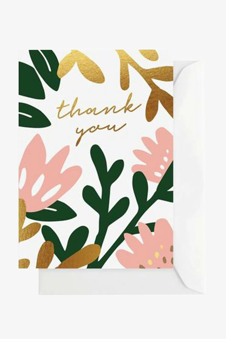 Elm Paper Tropical Thank You Greeting Card