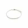 Pilgrim Accessories Talia Flat Snake Chain Silver Bracelet
