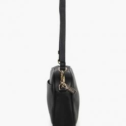 Federation The All Times Black Leather Cross Body Gunmetal Hardware Bag Accessories