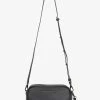 Federation The All Times Black Bubble Leather Cross Body Gunmetal Hardware Bag Accessories