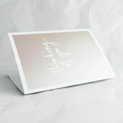 Crushes Thinking Of You Metallic Card Support Local Gifts