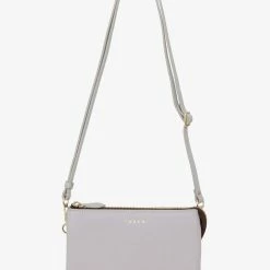 Saben Accessories Tilly Multi Pocket Glacier Leather Crossbody Clutch