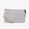 Saben Accessories Tilly Multi Pocket Glacier Leather Crossbody Clutch