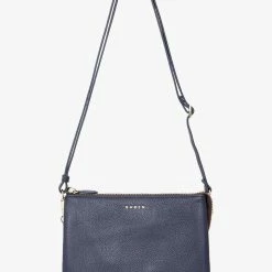 Saben Tilly's Big Sis Crossbody Navy Leather Large Clutch Accessories