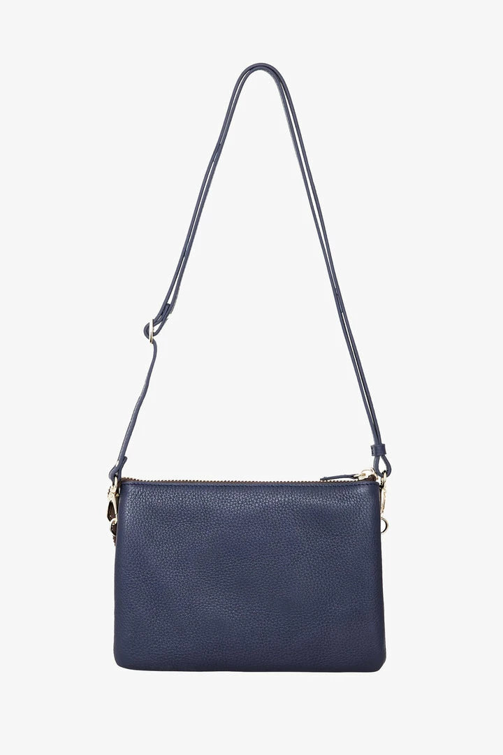 Saben Tilly's Big Sis Crossbody Navy Leather Large Clutch Accessories
