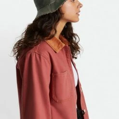 Brixton Petra Reversible Military Olive Leopard Bucket Hat Accessories