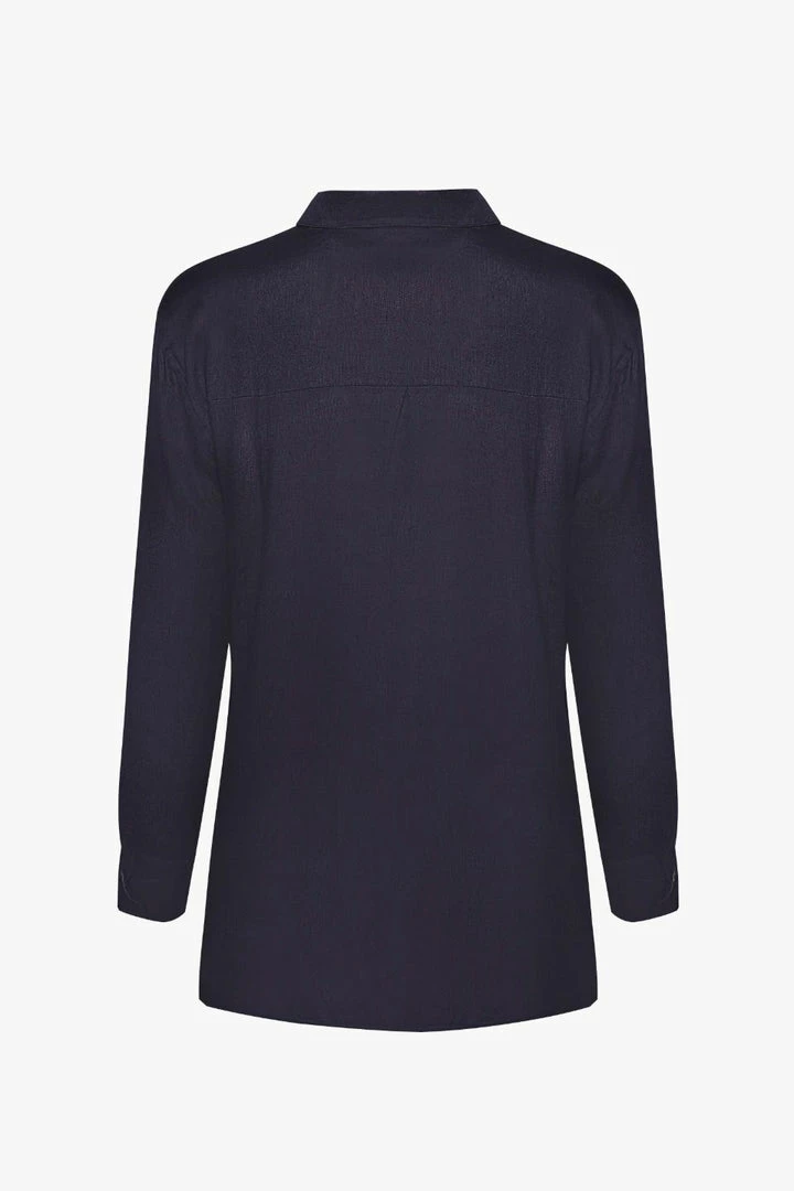 Ivy + Jack Fashion Ultimate Navy Linen Shirt