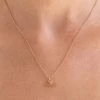 Linda Tahija Valentine T - Bar Necklace Sterling Silver 14K Gold Plated