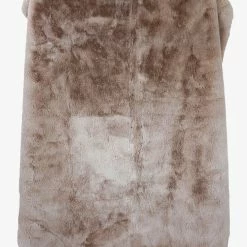 Home Lab Vegan Fur Throw Big Bear Pewter 130X 150cm Cushion, Throws & Linen