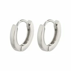 Pilgrim Accessories Arnelle Mini Silver Plated Hoop Huggy Earrings
